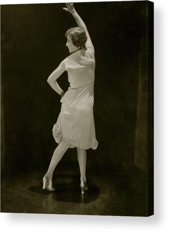 Actress Acrylic Print featuring the photograph Bessie Love Dancing #1 by Edward Steichen