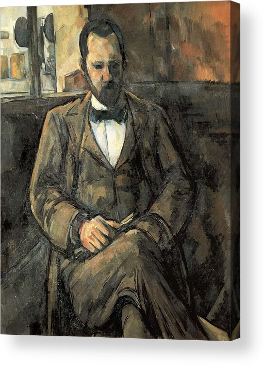 Vertical Acrylic Print featuring the photograph Cezanne, Paul 1839-1906. Portrait #1 by Everett