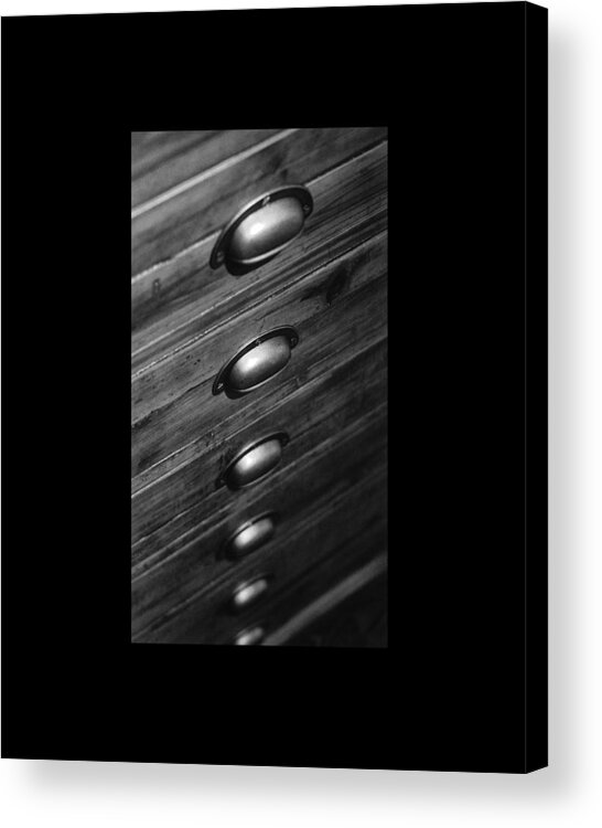 Drawers Acrylic Print featuring the photograph Drawers #1 by Michael Hope