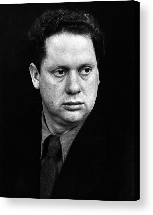 Dylan Thomas Acrylic Print featuring the photograph Dylan Thomas #1 by Rollie McKenna