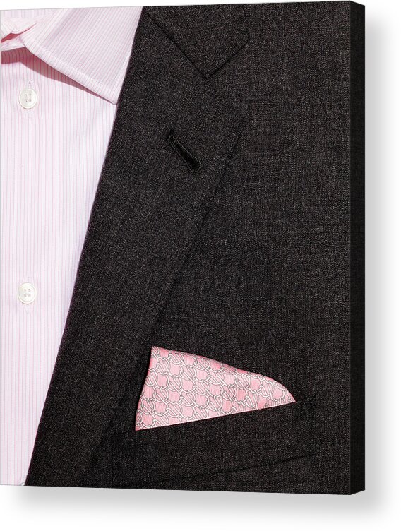 Jacket Acrylic Print featuring the photograph Mens Suit #1 by Brian Klutch