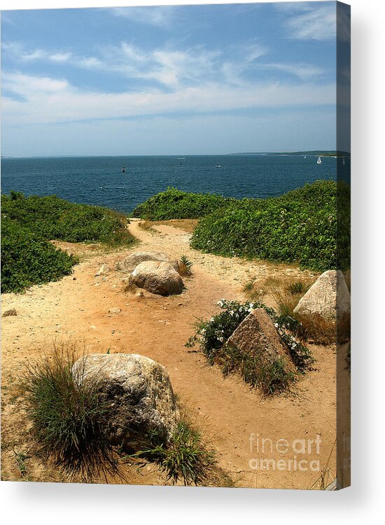 Ocean Acrylic Print featuring the photograph Ocean View #1 by Raymond Earley