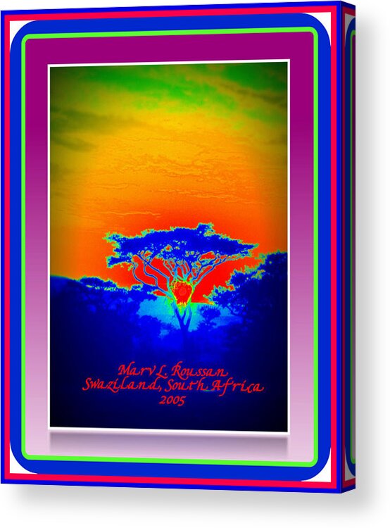 Africa Acrylic Print featuring the photograph Sunrise #1 by MarvL Roussan