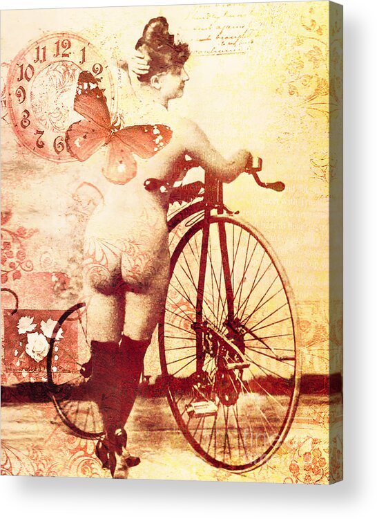 Nostalgic Seduction Acrylic Print featuring the photograph Winsom Women #8 by Chris Andruskiewicz