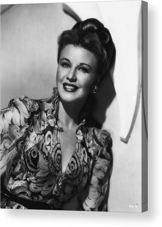 classic Acrylic Print featuring the photograph Ginger Rogers #2 by Retro Images Archive
