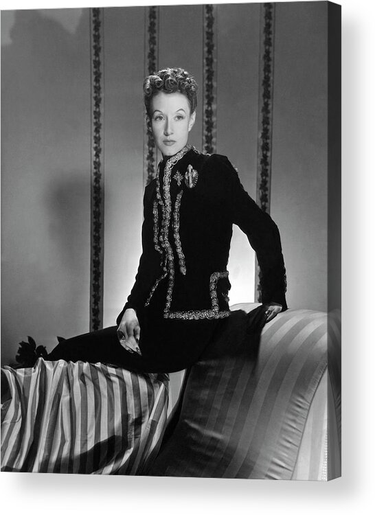 Jewelry Acrylic Print featuring the photograph Portrait Of Millicent Rogers #3 by Horst P. Horst