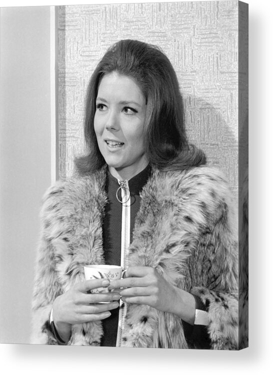 The Avengers Acrylic Print featuring the photograph Diana Rigg in The Avengers #5 by Silver Screen