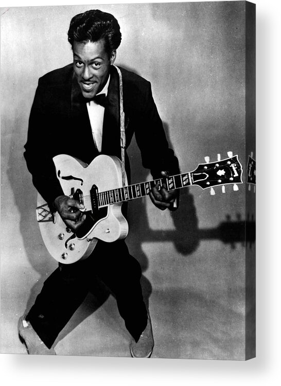 Chuck Berry Acrylic Print featuring the photograph Chuck Berry #6 by Retro Images Archive