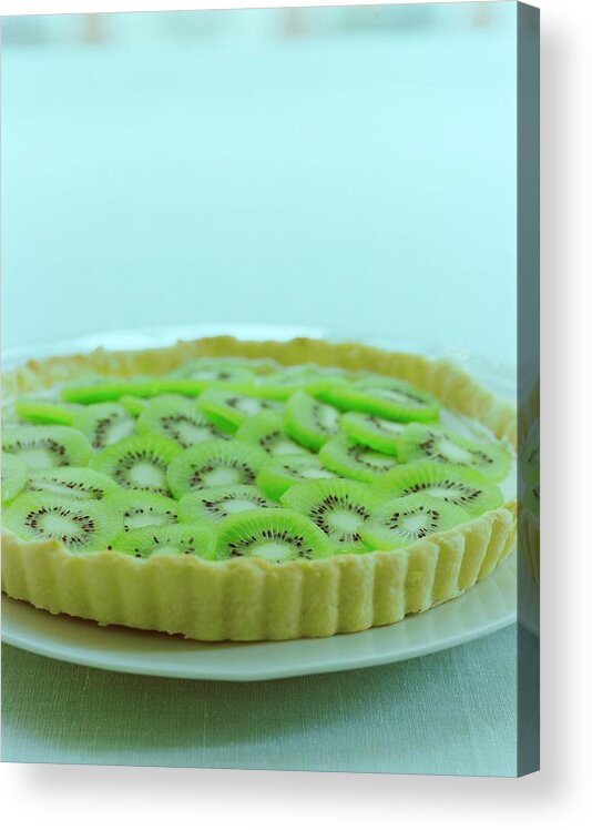 Fruits Acrylic Print featuring the photograph A Kiwifruit Tart by Romulo Yanes