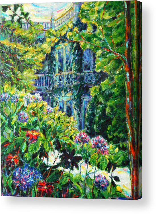 St. Kilda Acrylic Print featuring the painting A mansion in St. Kilda by Zofia Kijak