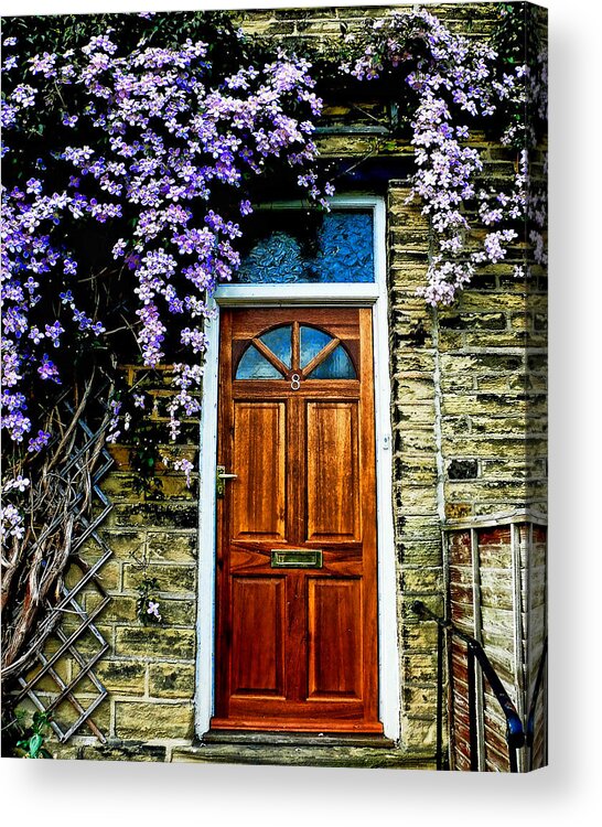 Door Acrylic Print featuring the photograph A Yorkshire Door by Stuart Harrison