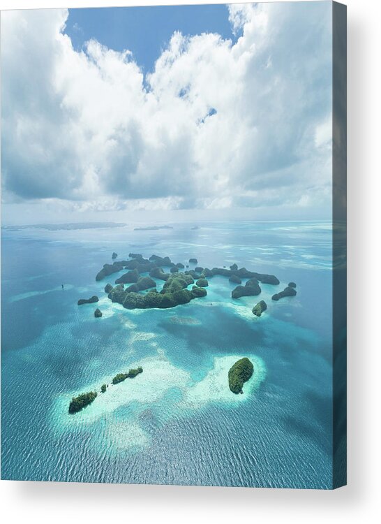 Scenics Acrylic Print featuring the photograph Aerial View Of Tropical Paradise by Ippei Naoi