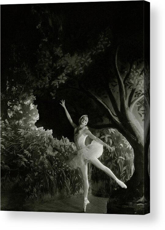 Costume Acrylic Print featuring the photograph Alexandra Danilova In Swan Lake by Cecil Beaton