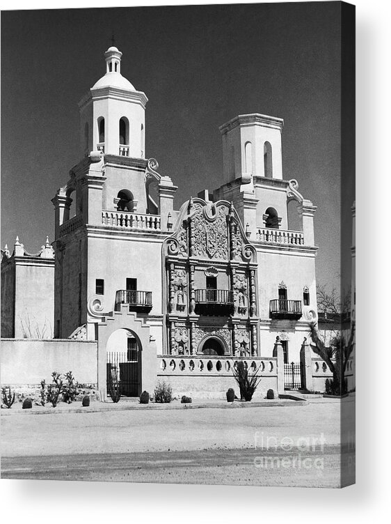 1970s Acrylic Print featuring the photograph Arizona: Mission by Granger