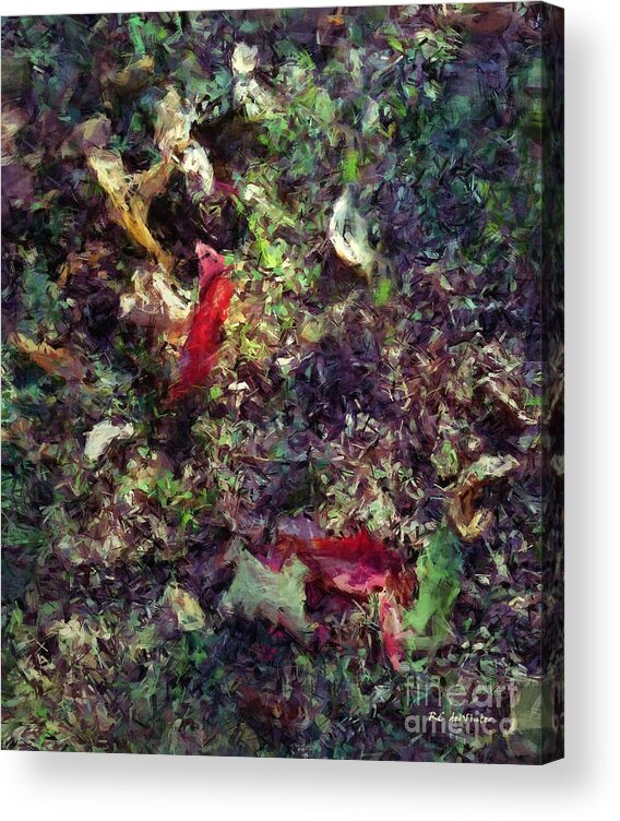 Autumn Acrylic Print featuring the painting Autumn Symphony by RC DeWinter