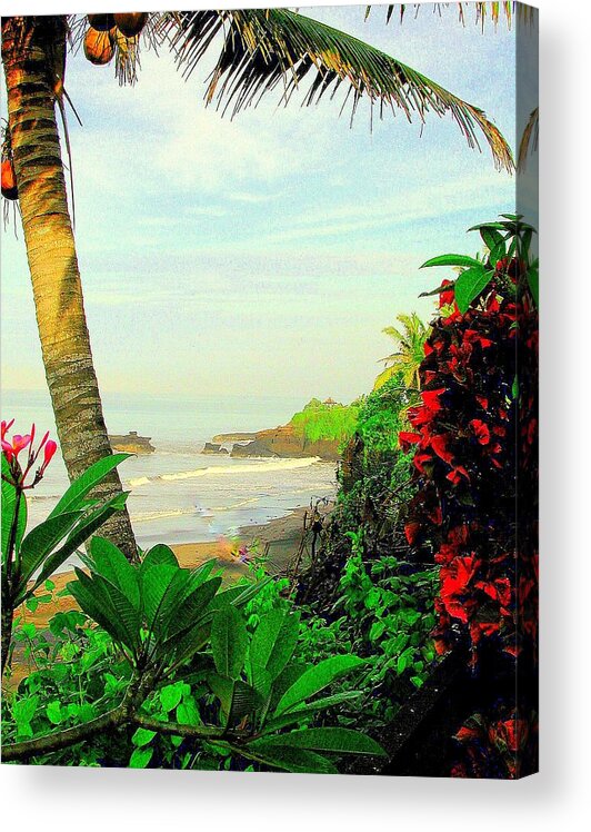 Bali Acrylic Print featuring the photograph Bali Surfers Paradise by Antonia Citrino