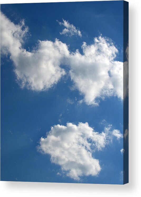 Sky Acrylic Print featuring the photograph Bikini in the Skies by Maggy Marsh