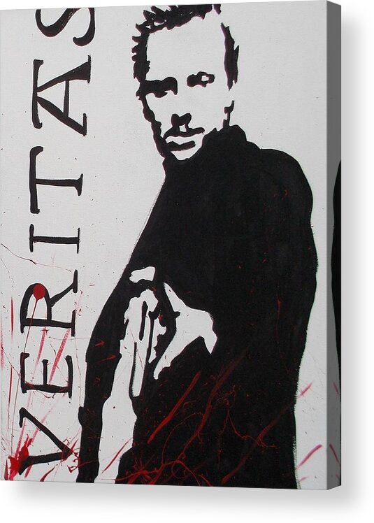 Boondock Saints Acrylic Print featuring the painting Boondock Saints Panel Two by Marisela Mungia