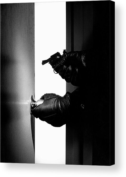 Pistol Acrylic Print featuring the photograph Break-in by Murray Bloom