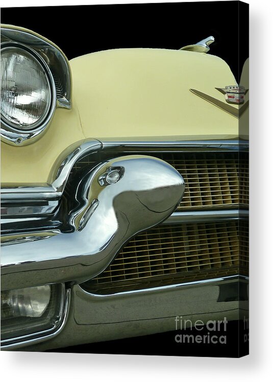 Caddy Acrylic Print featuring the photograph Caddy Classic yellow-1 by Cheryl Del Toro