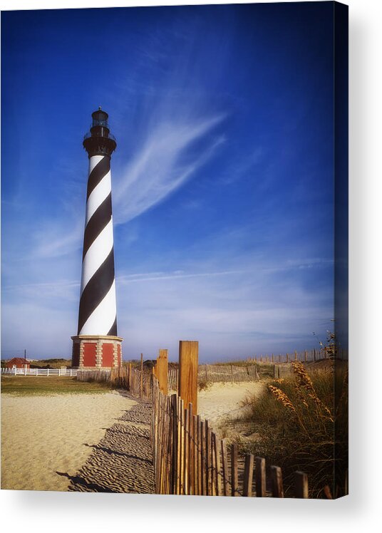 Cape Hatteras Light Acrylic Print featuring the photograph Cape Hatteras Light by Mountain Dreams