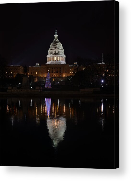 Metro Acrylic Print featuring the photograph Capitol Christmas - 2012 by Metro DC Photography