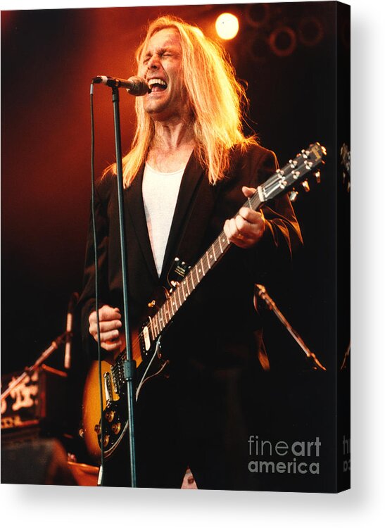 Cheap Trick Acrylic Print featuring the photograph Cheap Trick-95-Robin-2 by Gary Gingrich Galleries