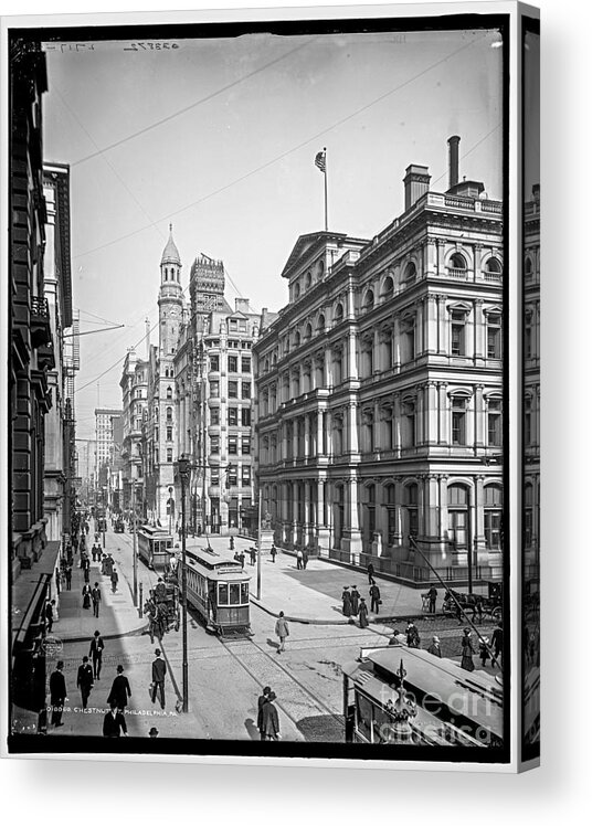 Loc Acrylic Print featuring the photograph Chestnut street by Russell Brown