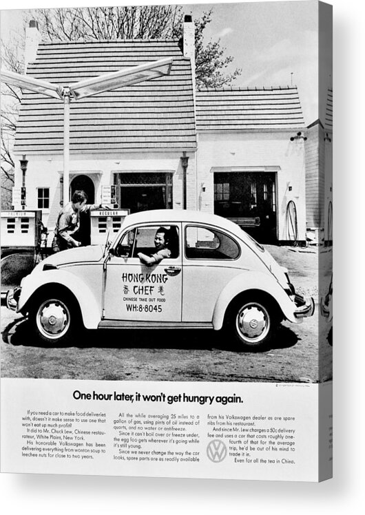 Volkswagen Acrylic Print featuring the photograph Chinese Food by Benjamin Yeager