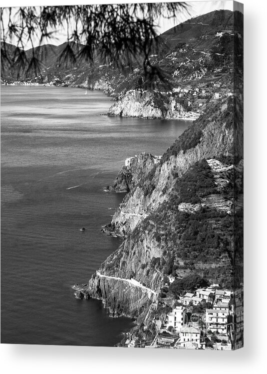Cinque Terre Coastline Acrylic Print featuring the photograph Cinque Terre Coastline by Prints of Italy