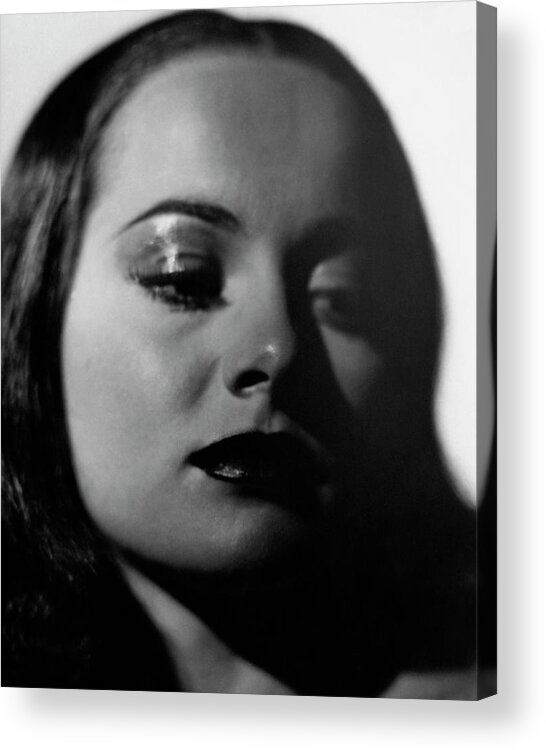 Actress Acrylic Print featuring the photograph Close-up Portrait Of Olivia De Havilland by Alexander Paal