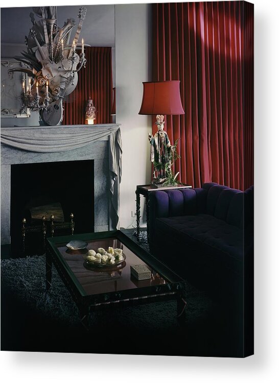 Corbina Wright Acrylic Print featuring the photograph Cobina Wright's Living Room by George Platt Lynes