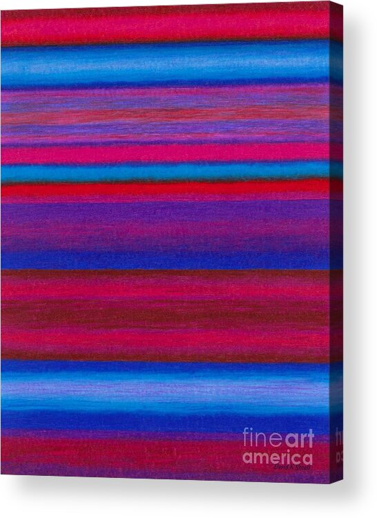 Colored Pencil Acrylic Print featuring the painting Cp015 by David K Small