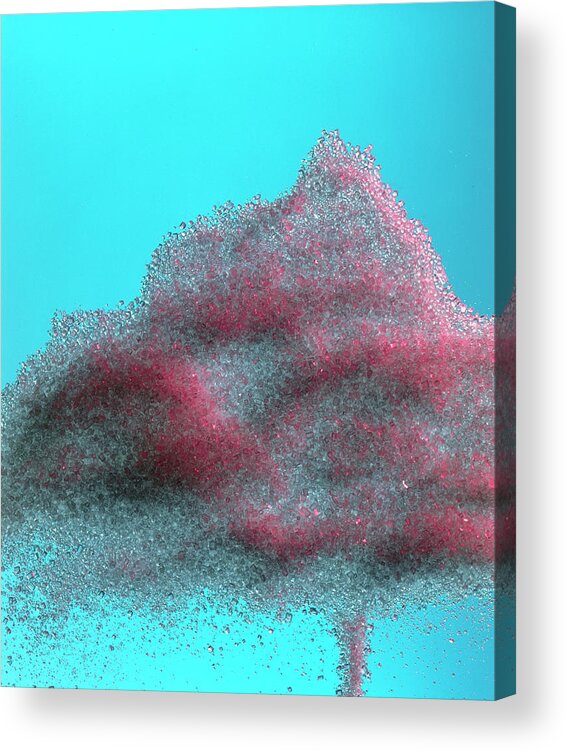 Sucrose Acrylic Print featuring the photograph Crystals Of Granulated Sugar (sucrose) by Adam Hart-davis/science Photo Library