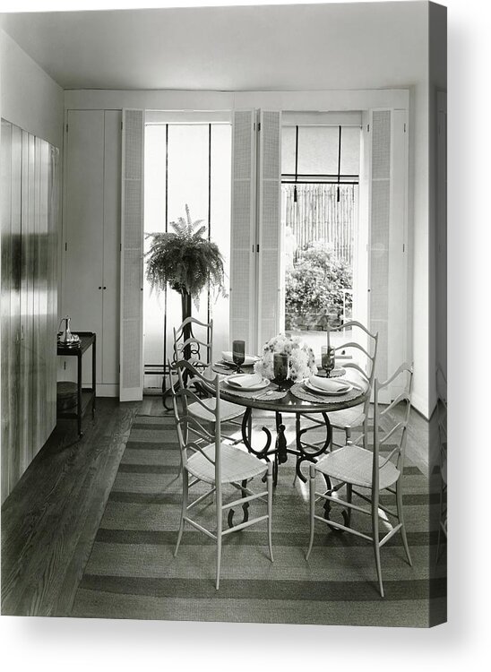 Indoors Acrylic Print featuring the photograph Dining Room by William Grigsby