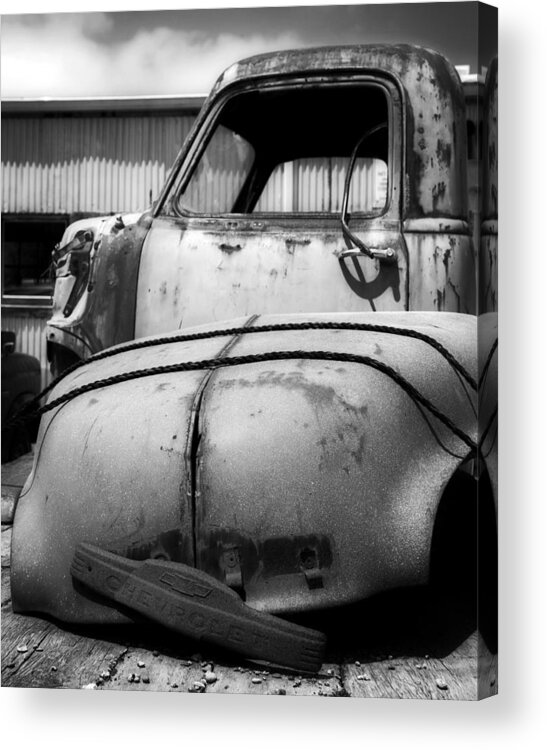 Truck Acrylic Print featuring the photograph Discombobulated by Mark Alder