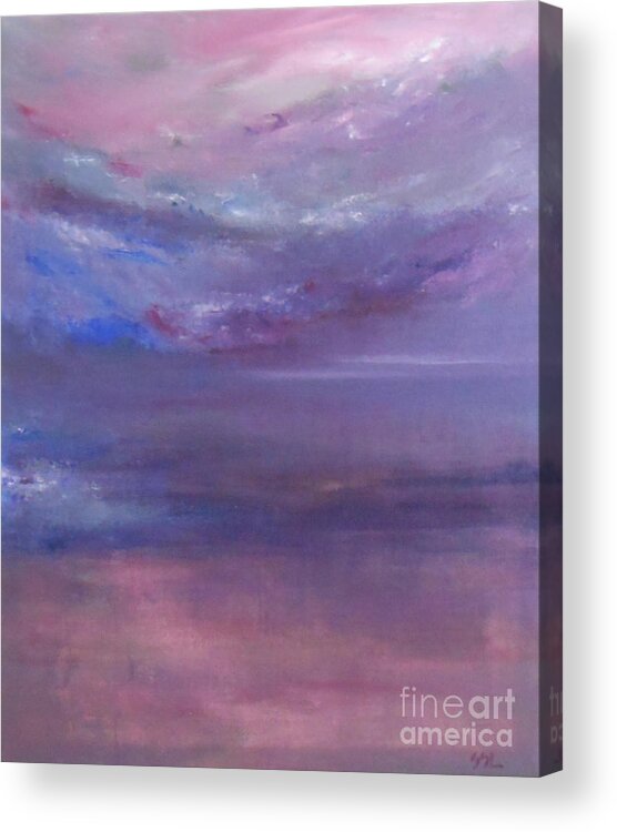 Impressionistic Acrylic Print featuring the painting Divinity by Jane See