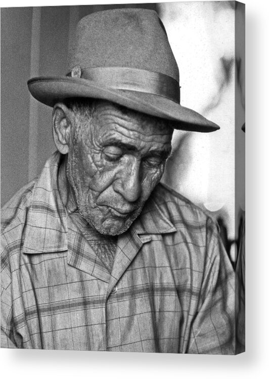 Black And White Acrylic Print featuring the photograph Don Goyo by Guillermo Rodriguez