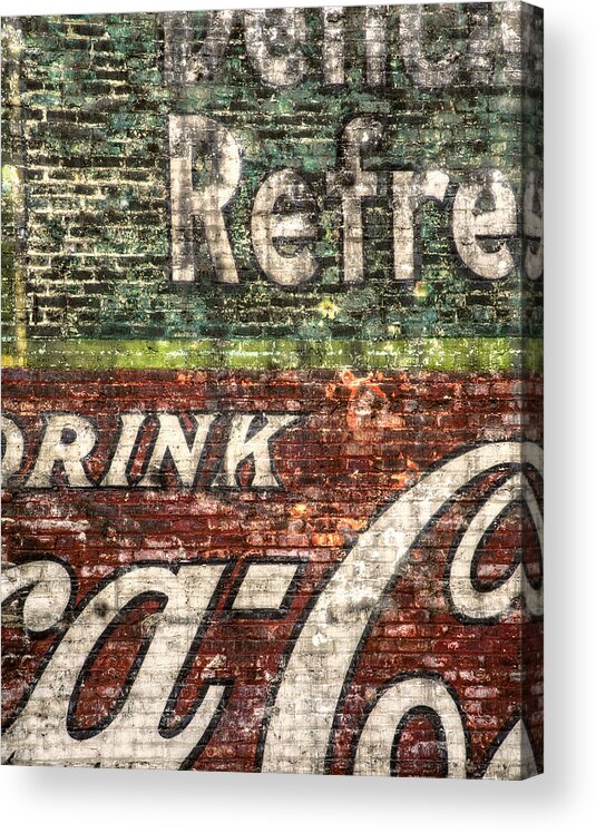 Building Acrylic Print featuring the photograph Drink Coca-Cola 1 by Scott Norris