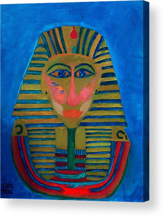 Colette Acrylic Print featuring the painting Egypt Ancient by Colette V Hera Guggenheim