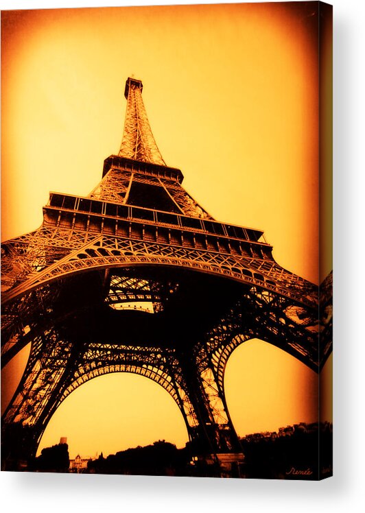 Eiffel Acrylic Print featuring the photograph Eiffel Tower by Renee Anderson