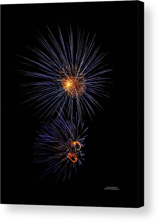 Tree Acrylic Print featuring the photograph Electric Fire Ball by Alexandra Rampolla