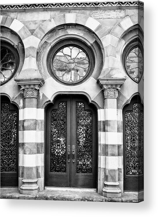 Charleston Acrylic Print featuring the photograph DOUBLE ENTRY Charleston SC by William Dey