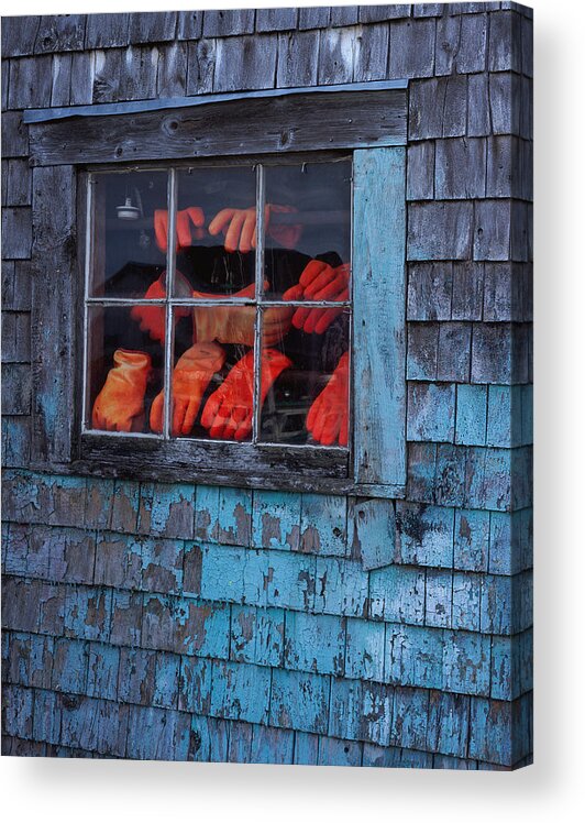 Canada Acrylic Print featuring the photograph Fishermen's Hands by Tom Daniel