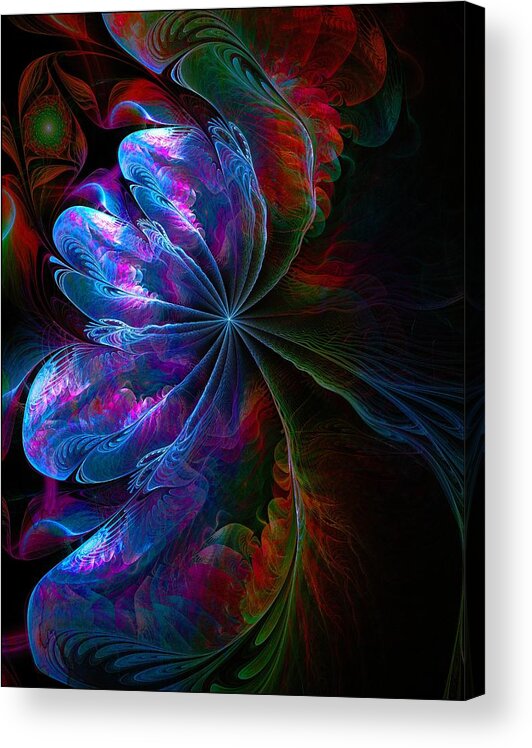 Digital Art Acrylic Print featuring the digital art Flamenco by Amanda Moore
