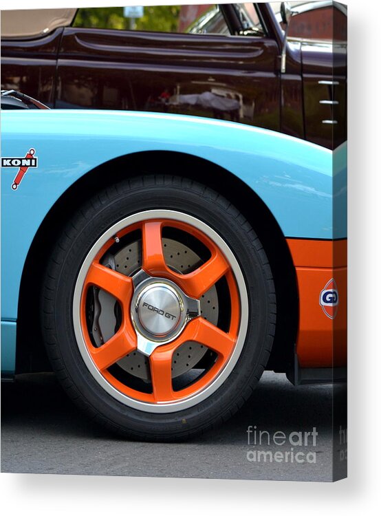  Acrylic Print featuring the photograph Ford GT by Dean Ferreira