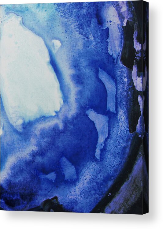 Abstract Art Acrylic Print featuring the painting From the Deep by Shiela Gosselin