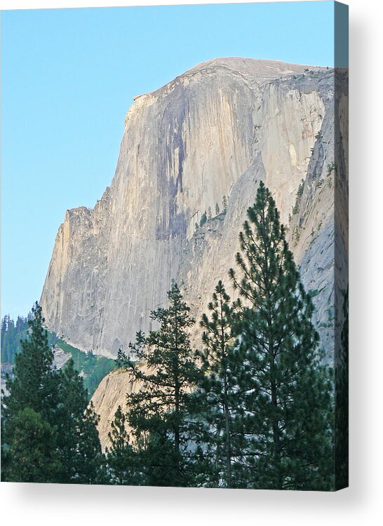 Yosemite Acrylic Print featuring the photograph Half Dome Yosemite by Laurel Powell