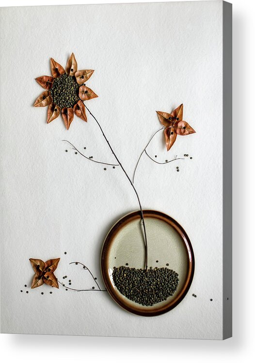 Flower Acrylic Print featuring the photograph Herbarium... by Dimitar Lazarov -