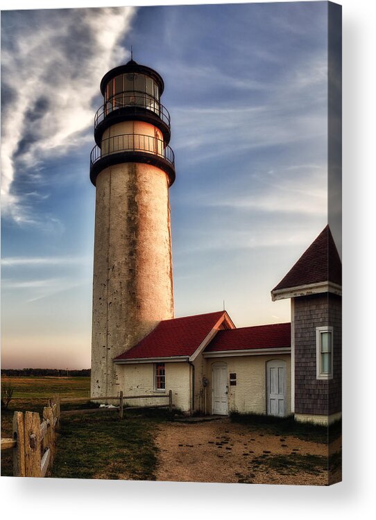 Lighthouse Acrylic Print featuring the photograph Highland Lighthouse by Mark Papke